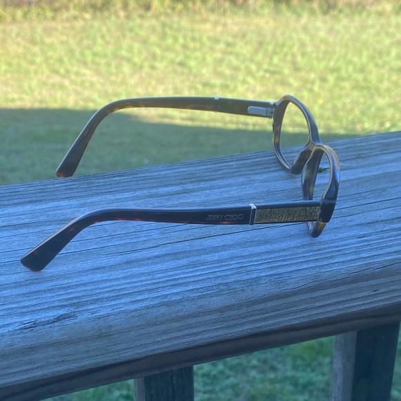 Jimmy Choo Glasses Frames brown with gold accent Made in Italy 54[]15 140 - Picture 9 of 10